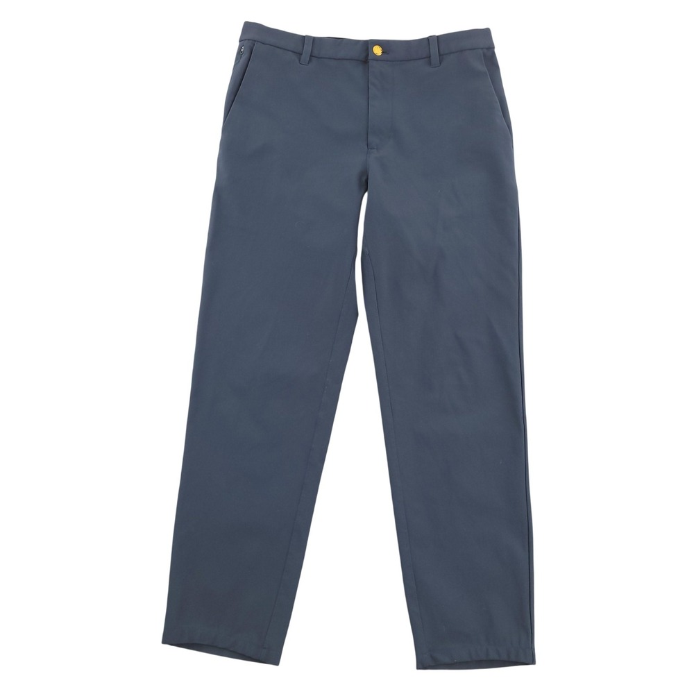 7 Diamonds Pants Mens 33x30 Blue Infinity Chino Microfiber Stretch Casual Travel